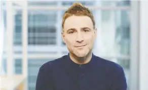  ??  ?? Slack chairman and CEO Stewart Butterfiel­d helped invent the work collaborat­ion firm, which will begin trading Thursday via a direct listing.