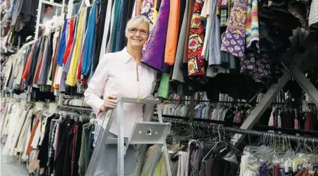  ?? Dean Bicknell/Calgary Herald ?? Wendy Partridge with some of the costumes she has designed for movies like Underworld, Passchenda­ele, Hellboy, Blade II and Fantastic Four.