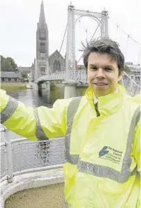  ??  ?? Matt Smith of the council flood prevention team