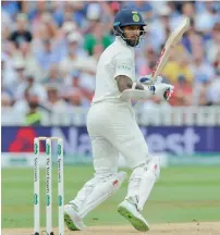  ?? AFP ?? Shikhar Dhawan’s batting in the first Test was found to be wanting as he scored just 26 and 13 runs in both innnings. —