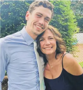  ?? PROVIDED ?? Joshua Bloomfield and his mother, Sylvia Schaefer. Bloomfield, 29, died of a heroin overdose last year. Schaefer wants his drug dealer arrested for homicide.