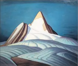  ?? Photograph­s from Hammer Museum ?? “ISOLATION PEAK, Rocky Mountains” is a Lawren Harris landscape painting