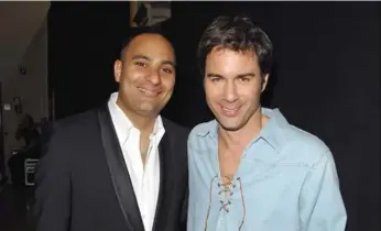  ?? GEORGE PIMENTEL/WIREIMAGE FILE PHOTO ?? Russell Peters, left, seen with Eric McCormack in 2007, is back to host the It’s Always Something Variety Show.