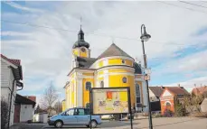  ?? SZ-FOTO: DKD ?? Die Kirchengem­einde in Dellmensin­gen feiert am Wochenende.