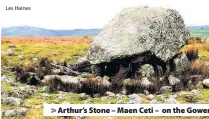  ?? Les Haines ?? &gt; Arthur’s Stone – Maen Ceti – on the Gower