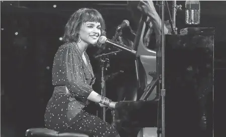  ??  ?? Norah Jones performs at Willie: Life & Songs Of An American Outlaw at Bridgeston­e Arena on Jan. 12, 2019, in Nashville, Tenn. Her new album will be released on Friday. AL WAGNER/ INVISION/ AP