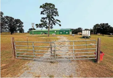  ?? [PHOTOS BY STEVE SISNEY, THE OKLAHOMAN ARCHIVES] ?? A former chicken processing plant, now closed, sits on the property of the DARP Foundation facilities near Tahlequah in this photo from September.