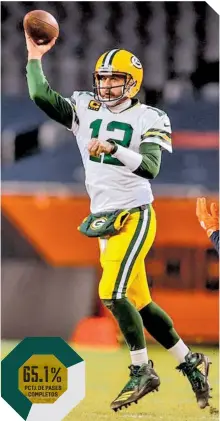  ?? /FOTO: @PACKERS ?? A-rod pondrá fin a una era con Packers.