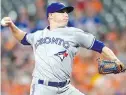  ?? GAIL BURTON, THE ASSOCIATED PRESS ?? Blue Jays starter Aaron Sanchez unloads against the Orioles on Friday in Baltimore.