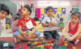  ?? FiLe/hT ?? The preschool market in India is largely unorganise­d and informal