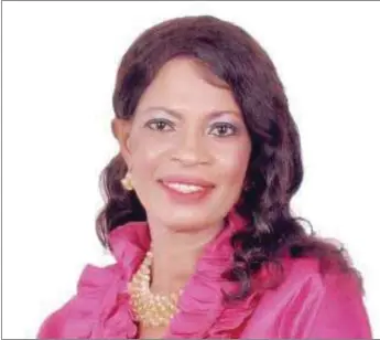  ??  ?? President Women in Mining, Hon. Janet Adeyemi