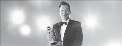  ??  ?? Jimmy Fallon hosts the 74th Annual Golden Globe Awards.