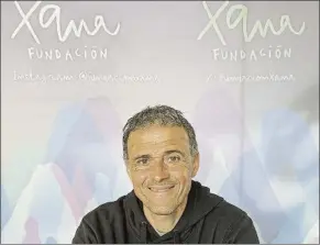  ?? ?? Lucho presentó la Fundación Xana para ayudar a niños con enfermedad­es graves y sus familias