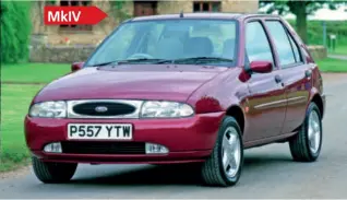  ??  ?? MkIV (above left) introduced the Yamaha- developed Zetec-SE engines which made them a surprising­ly fun drive.