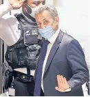  ?? Foto: EPA / Ian Langsdon ?? Verhängnis­voller Tag für Nicolas Sarkozy vor Gericht.