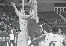  ?? ACADIA ATHLETICS PHOTO ?? Erik Nissen, a former Acadia Axeman for the basketball team, will be playing the sport profession­ally in Europe, starting later this summer.