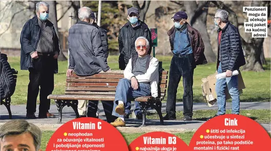  ??  ?? Penzioneri mogu da očekuju svoj paket na kućnoj adresi