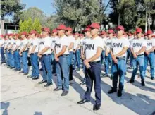  ?? /MIZPAH ZAMORA ?? En la 23 Zona Militar de Panotla dieron la bienvenida a personal del SMN clase 2005