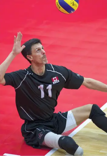  ?? PHOTO COURTOISIE DÉFI SPORTIF, ALTERGO ?? José Rebelo espère apporter son expérience à l’équipe de volley-ball assis du Canada.