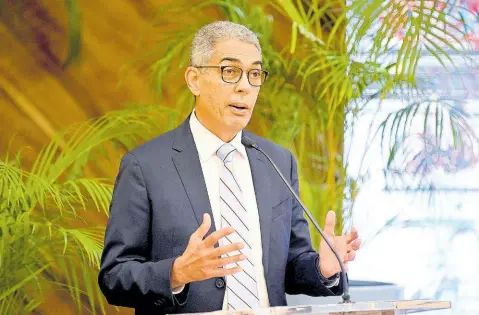  ?? GLADSTONE TAYLOR/MULTIMEDIA PHOTO EDITOR ?? Bank of Jamaica governor Richard Byles