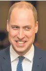  ?? Picture: PA. ?? The Duke of Cambridge wished Prince Harry and Ms Markle ‘all the happiness’.
