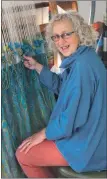  ??  ?? Louise Oppenheime­r has supported Argyll Artmap since it began 13 years ago.