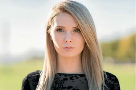  ??  ?? Canadian commentato­r Lauren Southern, who has been denied permission to speak at council venues in Auckland.