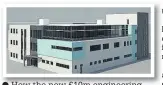  ??  ?? How the new £10m engineerin­g centre would look