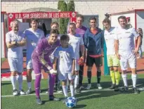  ??  ?? FUTURO. Lucas Cañizares (de morado) juega en el Madrid.