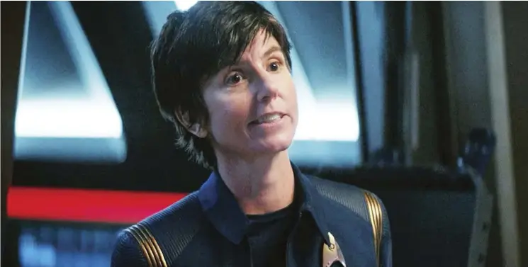  ??  ?? Tig Notaro’s “uninsultab­le” Jet Reno is the most compelling character on Season 2 of Star Trek Discovery, writes Fish Griwkowsky.