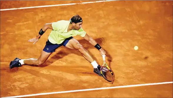  ?? AFP ?? Clay king Rafael Nadal embarks Monday on what he has described as his most difficult ever Roland Garros.