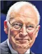  ??  ?? DICK CHENEY: Recovering after major heart surgery.