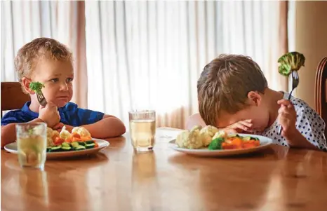  ?? PHOTO: ISTOCK ?? DINNER DISASTER: Children don’t always find family mealtime to be a joyful experience, and neither do their parents.