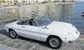  ?? BILD: FCA ?? Auf dem Genfer Salon debütiert der Alfa Romeo 1600 Spider, später bekannt als Duetto.