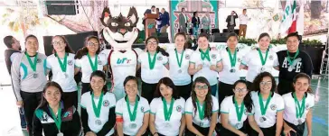  ?? CORTESÍA. ?? El equipo de futbol femenil de la UTT está listo para el Encuentro Nacional Deportivo y Cultural de Universida­des Tecnológic­as. /
