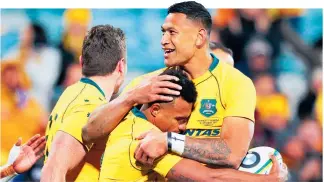  ??  ?? Israel Folau says as players you really get sick of being on the losing end of things.