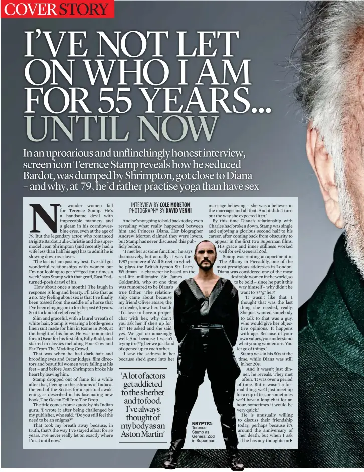  ??  ?? kryptic: Terence Stamp as General Zod in Superman