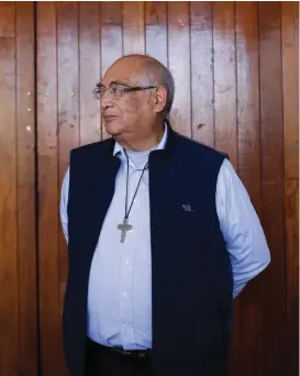  ??  ?? Gustavo Rodríguez Zárate, presidente de la Pastoral de Migración.