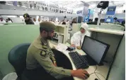  ?? AFP ?? Pilgrims go through passport control at King Abdulaziz Airport in Jeddah before the start of the annual Hajj pilgrimage