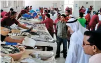  ?? Supplied photo ?? RAK Fishermen Society’s move to share prices of fish on social media has been well-received by residents. —