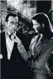  ?? ARCHIVO ?? Bogart y Bacall