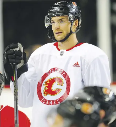  ?? AL CHAREST ?? Thursday’s game against the Devils will be the 700th in the career of Flames forward Michael Frolik.