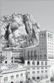  ??  ?? The rock pillars of Montserrat are home to a Benedictin­e monastery as well as hiking trails.