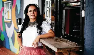  ?? Scott Mcintyre / New York Times ?? “The financial system doesn’t get to truly small business, Hispanic businesses, women-owned businesses. It just doesn’t,” said Pilar Guzman Zavala, who owns Half Moon Empanadas in Miami.