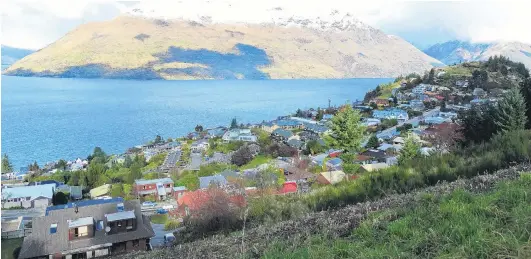  ?? PHOTO: JOSHUA WALTON ?? Distant dream . . . Home affordabil­ity in Queenstown (pictured yesterday) and Wanaka remains the worst in the country.