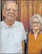  ?? SOURCED ?? Dr VB Sahai (86) and his wife Rachna Sahai (85).