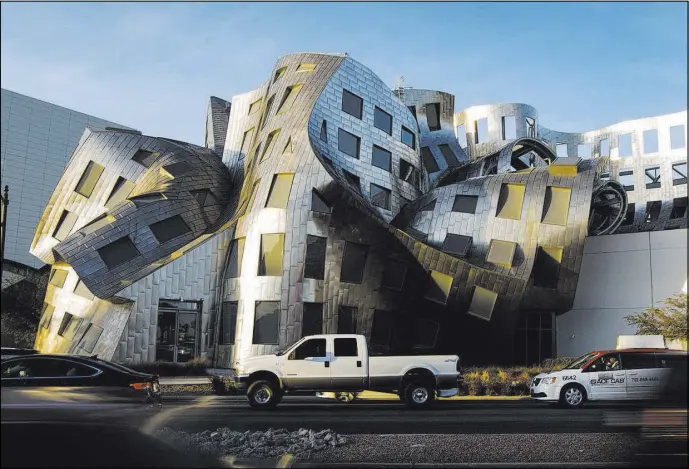  ?? Chase Stevens Las Vegas Review-Journal @csstevensp­hoto ?? The Cleveland Clinic Lou Ruvo Center for Brain Health in Las Vegas is among Frank Gehry’s distinctiv­e designs.