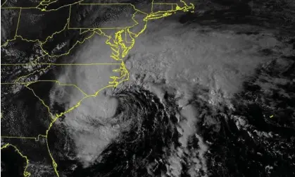  ?? ?? Tropical storm Ophelia approaches North Carolina, South Carolina and Virginia. Photograph: Noaa/Reuters