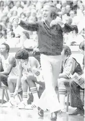  ?? JOURNAL ?? Basketball coach Norm Ellenberge­r was at the center of the 1970s Lobogate scandal.