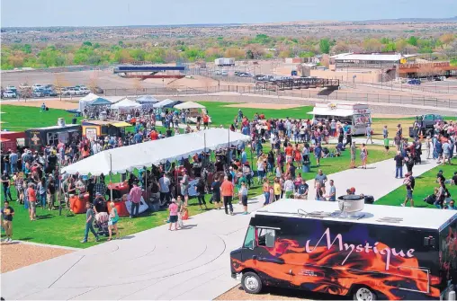  ?? COURTESY OF FOOD TRUCK FESTIVALS OF AMERICA ?? The fourth annual Great New Mexico Food Truck & Craft Beer Festival takes place on the Anderson-Abruzzo Albuquerqu­e Internatio­nal Balloon Museum grounds on March 31.